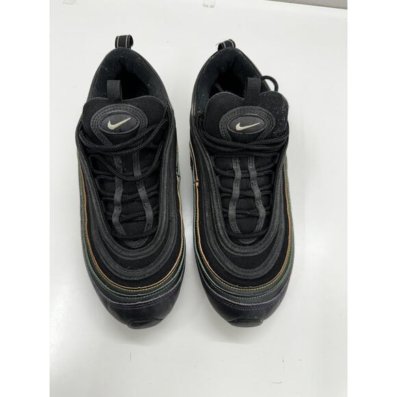 Nike Air Max 97 Shoes Womens Size 10 Black Multi Color Stitching CK0738-001 - Picture 2 of 11